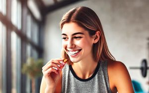 Almendras peladas saludables para mejorar la digestión y la salud del corazón.